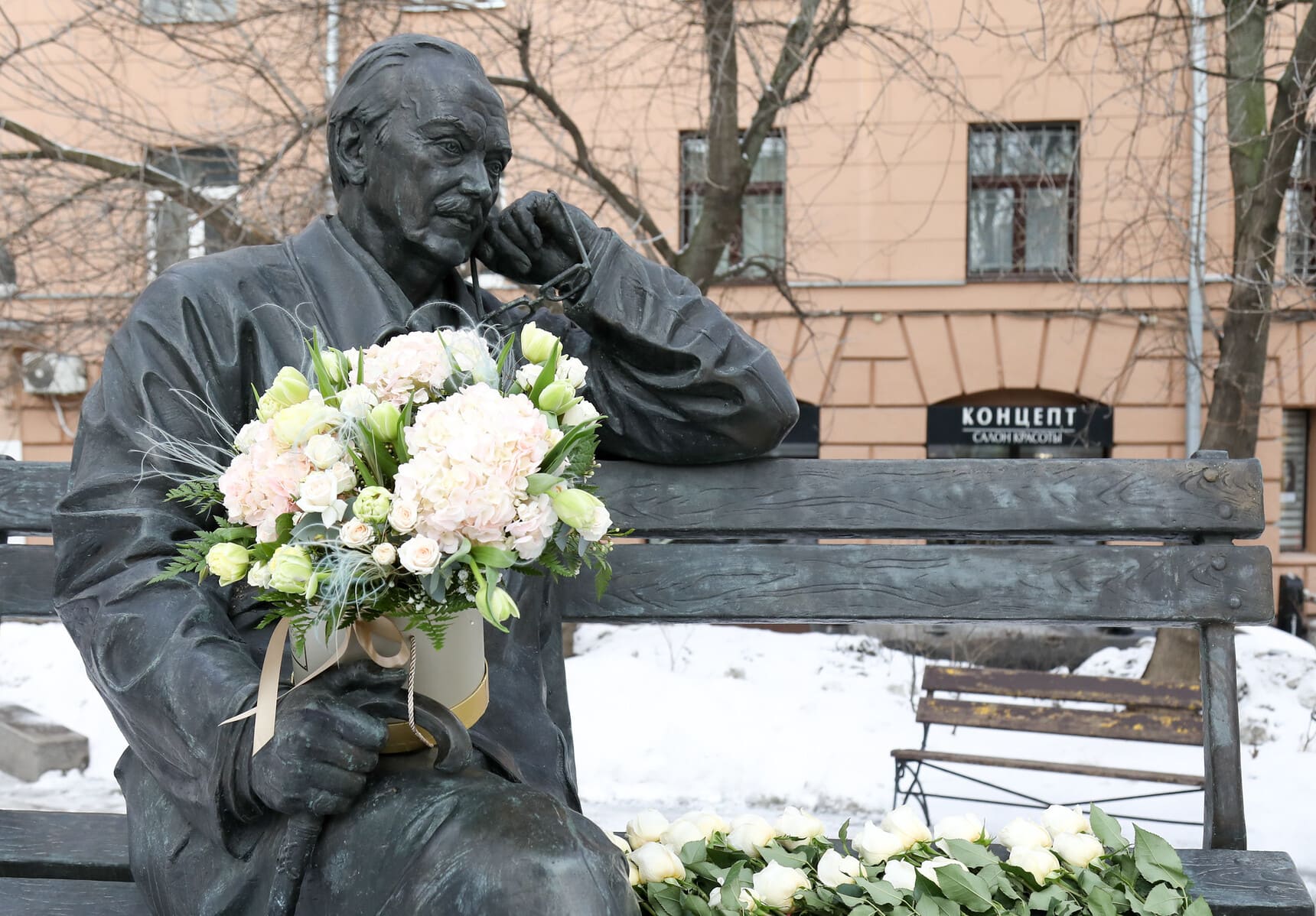 Сергей Михалков / памятник на Поварской улице в Москве